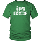 I LOVE PUNK ROCK Unisex T-Shirt - J & S Graphics