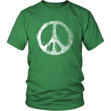 GRUNGE PEACE SIGN Unisex Short Sleeve T-Shirt - J & S Graphics