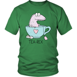 TEA REX - Humorous Unisex T-Shirt, T-Rex - J & S Graphics