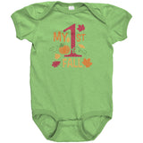 MY FIRST FALL Baby's First Snap One Piece Bodysuit