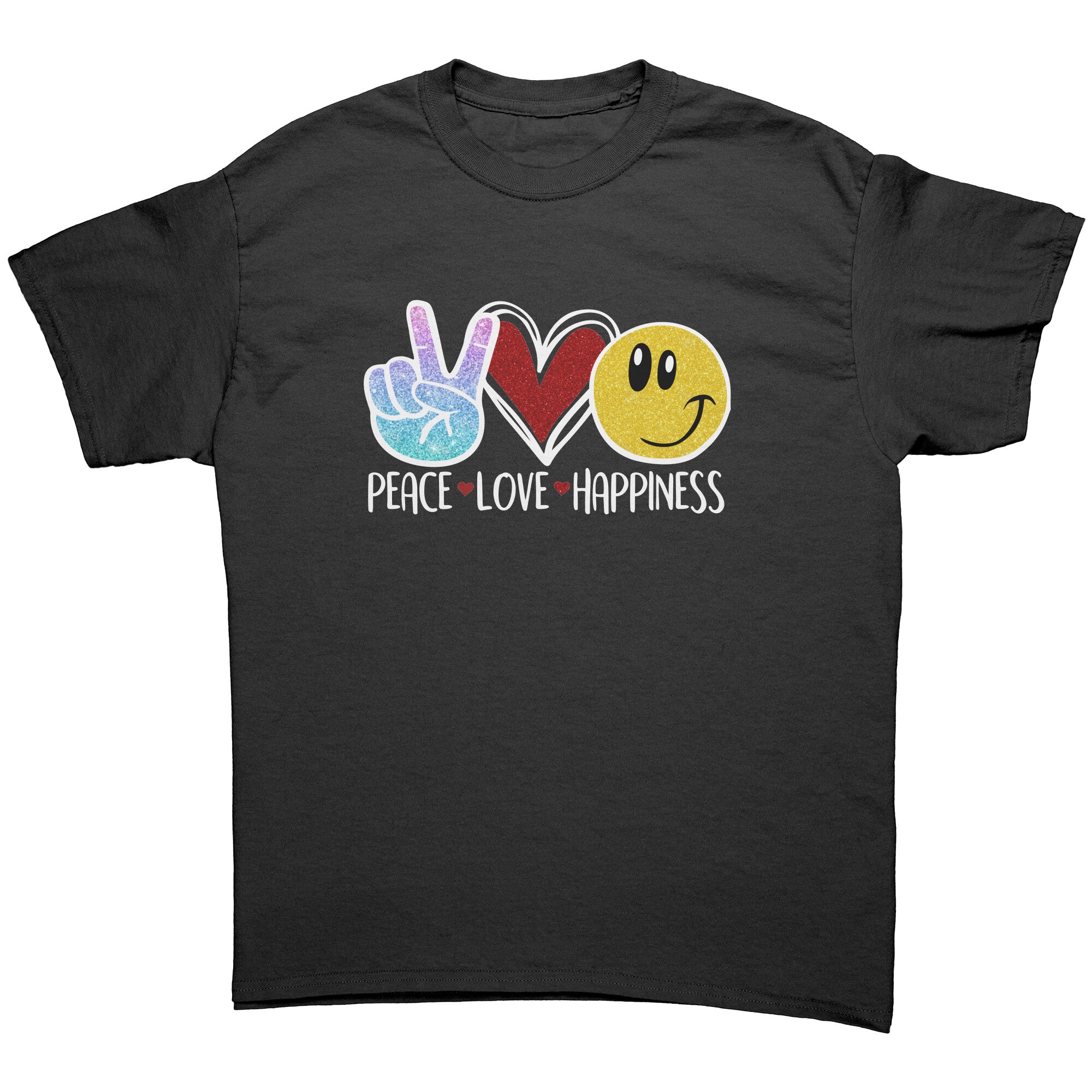 syowt　love+happiness PEACE LOVE HAPPINESS Unisex T-Shirt