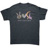PEACE LOVE WITCH Unisex Halloween T-Shirt