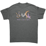 PEACE LOVE WITCH Unisex Halloween T-Shirt