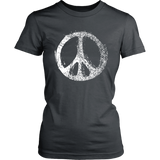 GRUNGE PEACE SIGN Women's Short Sleeve T-Shirt - J & S Graphics