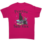 Practice Safe Hex Black Cat Witchy Unisex T-Shirt