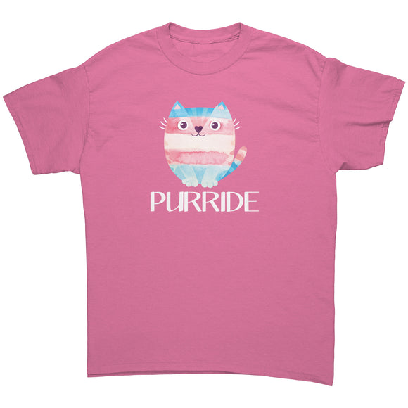 Purride Pride Trans Kitty Cat Unisex T-Shirt