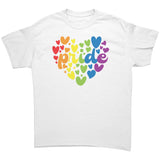Rainbow Pride Heart Unisex T-Shirt