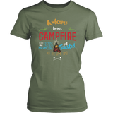 WELCOME TO OUR CAMPFIRE Women's T-Shirt - J & S Graphics