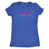 KINDNESS is FREE, Sprinkle it Everywhere Women's Triblend T-Shirt - J & S Graphics