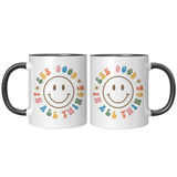 SEE GOOD IN ALL THINGS Retro Smiley 11oz COFFEE MUG
