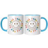 SEE GOOD IN ALL THINGS Retro Smiley 11oz COFFEE MUG
