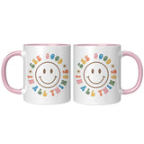 SEE GOOD IN ALL THINGS Retro Smiley 11oz COFFEE MUG
