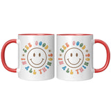 SEE GOOD IN ALL THINGS Retro Smiley 11oz COFFEE MUG