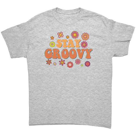 STAY GROOVY Retro Unisex T-Shirt