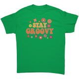 STAY GROOVY Retro Unisex T-Shirt