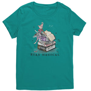 STAY MAGICAL Cute Witch Women's T-Shirt