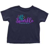 Toddler Unicorn T-Shirt SPARKLE Wherever You Go - J & S Graphics