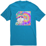 Tie Dye Hippie Garden Gnome Unisex T-Shirt