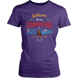 WELCOME TO OUR CAMPFIRE Women's T-Shirt - J & S Graphics