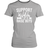 Support Wildlife Raise Boys Women's T-shirt, Mother of Boys t-shirt - J & S Graphics