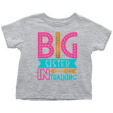 BIG SISTER in TRAINING Toddler T-Shirt - J & S Graphics