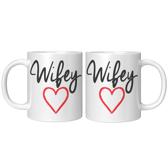 Wifey 11oz White Ceramic Coffee Mug