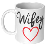 Wifey 11oz White Ceramic Coffee Mug