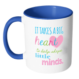 Teacher Appreciation Gift Color Accent Coffee Mug - J & S Graphics