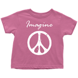 IMAGINE PEACE Short Sleeve Toddler T-Shirt - J & S Graphics