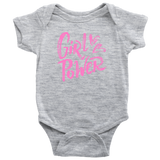 GIRL POWER Snap One Piece BABY BODYSUIT - J & S Graphics