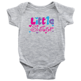 Little Sister Baby Snap Bodysuit Onesie - J & S Graphics