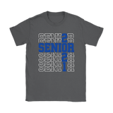 SENIOR Class 2021 T-Shirt, High School Color Blue, Men's & Women's