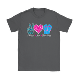 PEACE LOVE FLIP FLOPS Women's T-Shirt - J & S Graphics