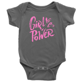 GIRL POWER Snap One Piece BABY BODYSUIT - J & S Graphics