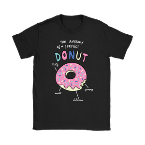 The ANATOMY of a DONUT Women's T-Shirt - J & S Graphics