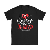 SWEET but TWISTED Candy Cane Women's T-Shirt - J & S Graphics