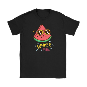 Summer Vibes Watermelon with Sunglasses Women's T-Shirt