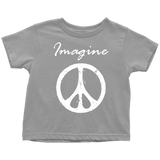 IMAGINE PEACE Short Sleeve Toddler T-Shirt - J & S Graphics