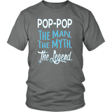 POP-POP The Man. The Myth. The Legend. Unisex T-Shirt - J & S Graphics