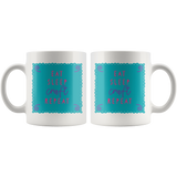 Eat, Sleep, Craft, Repeat 11oz COFFEE MUG - J & S Graphics