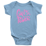 GIRL POWER Snap One Piece BABY BODYSUIT - J & S Graphics