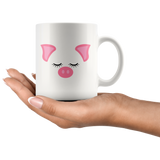 Cute Pig Face 11oz or 15oz COFFEE MUG