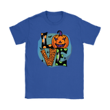 Halloween LOVE Men's and Women's T-Shirts