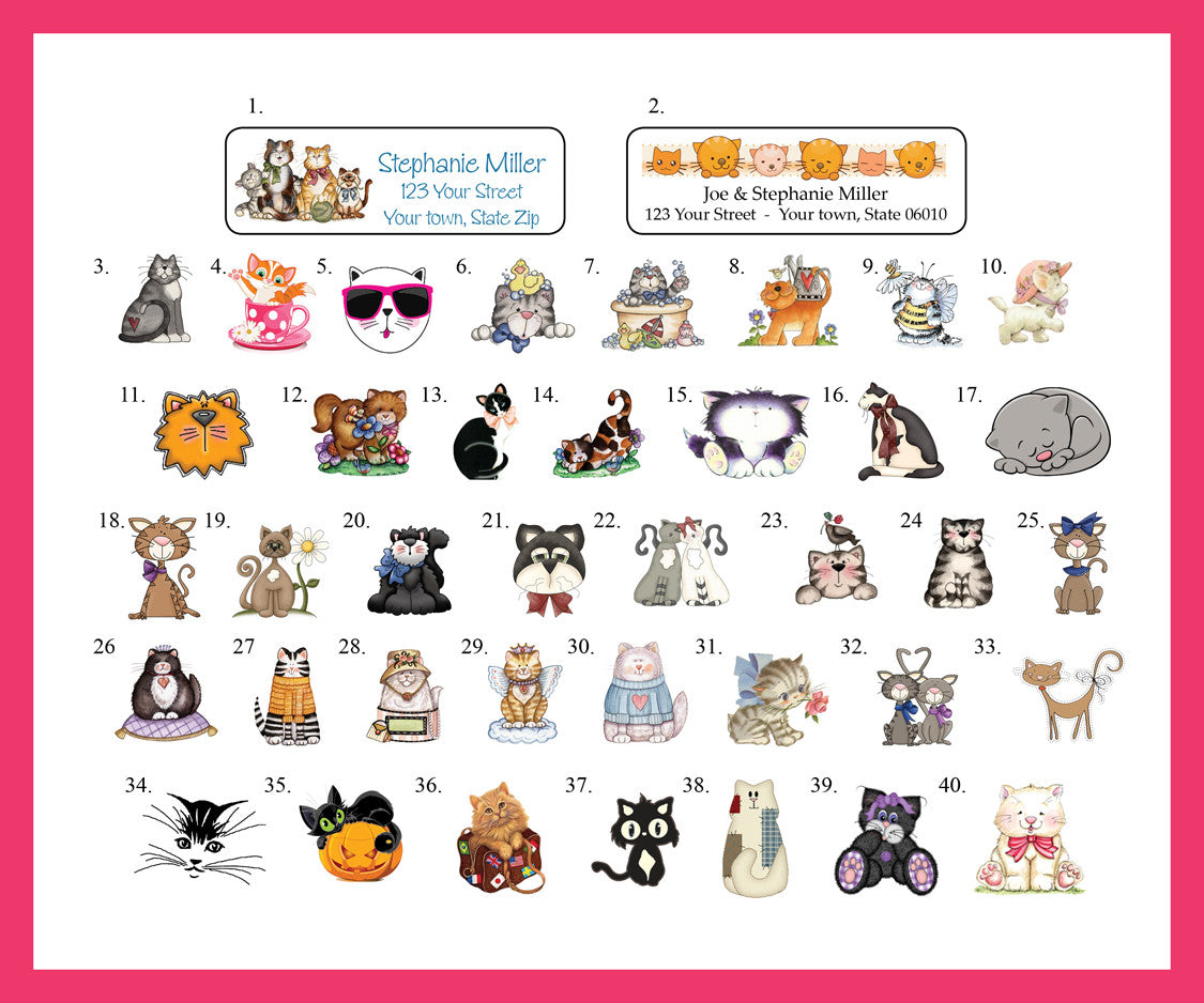 Cats Return Address Labels, Personalized, Kittens, Cats, Kitty Cat