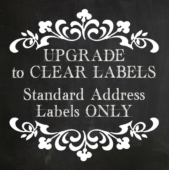 UPGRADE to CLEAR Address Labels