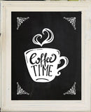 Coffee Time 8x10 Kitchen Wall Art Decor Print, 5 designs to choose from - J & S Graphics