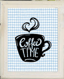 Coffee Time 8x10 Kitchen Wall Art Decor Print, 5 designs to choose from - J & S Graphics