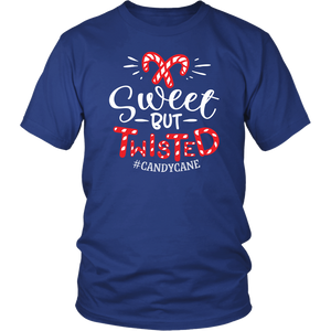 SWEET but TWISTED Candy Cane Unisex T-Shirt - J & S Graphics