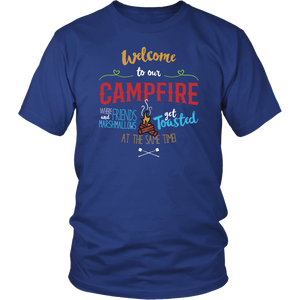 WELCOME TO OUR CAMPFIRE Unisex T-Shirt - J & S Graphics