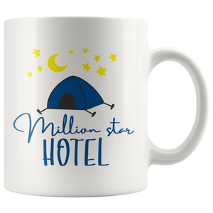 Camping MILLION STAR MOTEL Coffee Mug 11oz or 15oz